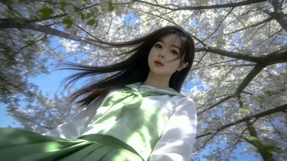 穿校服女孩