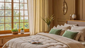 【雨景】卧室外的雨