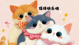 保持快乐喵