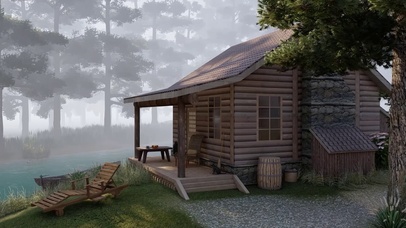 舒适的小木屋
