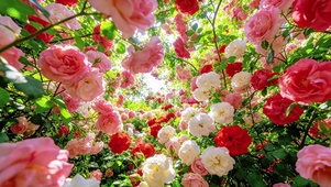 穿越玫瑰花海（运镜）