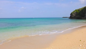 放松海滩海浪