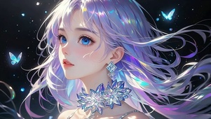 蝶光里星羽少女（4K 静音版）