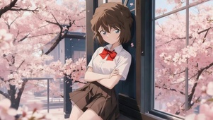 春天樱花灰原哀