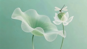 小清新荷花
