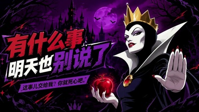 暗黑恶毒皇后有事明天说