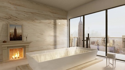 纽约豪华公寓浴室