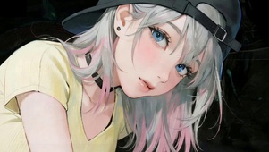 4K高清歪头绘画风