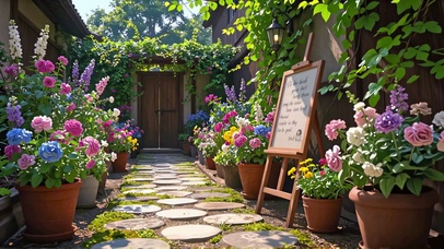 花庭深巷