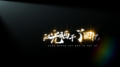 大气简约意境光影