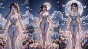 3D幻彩古风少女（4K）