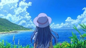 唯美蓝天大海4K