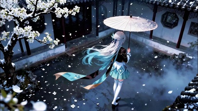 樱花庭院的流萤