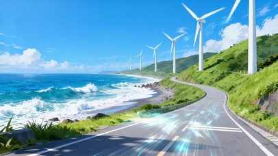 海边风车