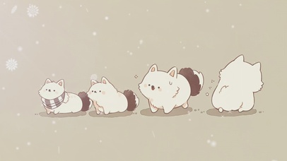 雪天撒欢