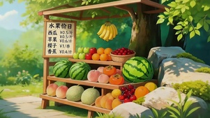 夏日水果摊