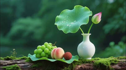 荷风入夏