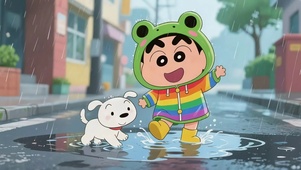 雨天可爱小新