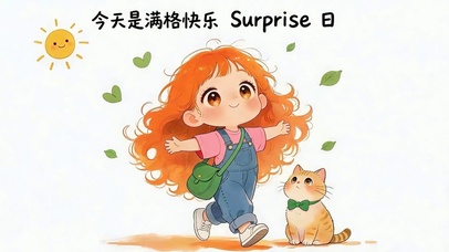 今天是满格快乐