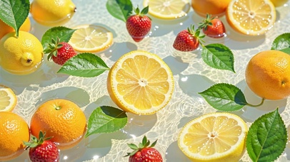 清凉橙子流水系列