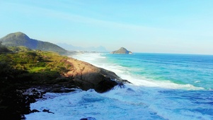4K唯美海岸海浪