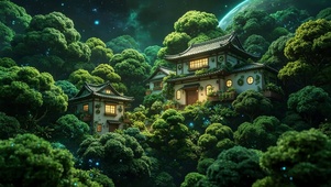 林中的别墅