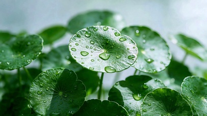 清新雨后 护眼