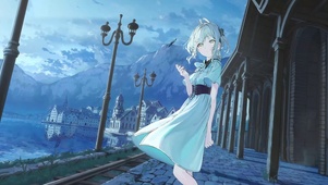 废弃车站的少女