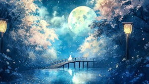 唯美插画动漫场景