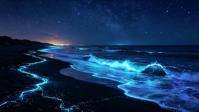 蓝色海