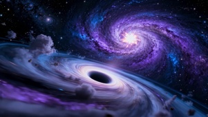 深邃宇宙黑洞星空奇观
