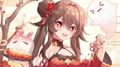 除夕胡桃-画师：狗脸