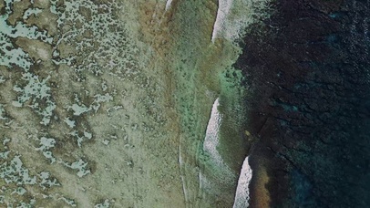 4K 航拍唯美海滩 A