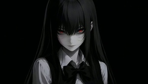 红眸暗黑风 病娇少女