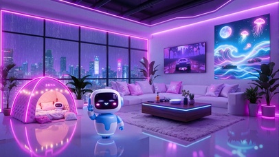 霓虹科技小屋