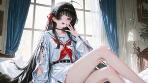 阳光窗边JK少女千咲