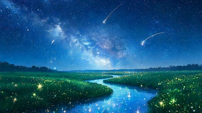 夜景星空