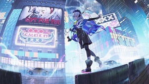 雨中小女孩