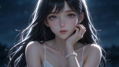 清冷白月光