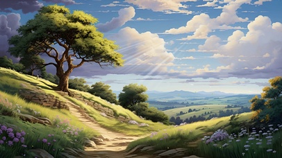 解压风景壁纸