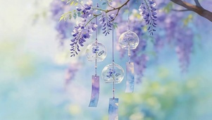 紫藤花风铃