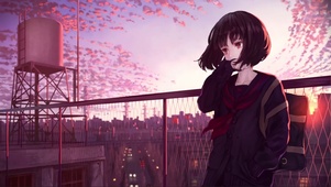 归家的少女