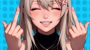 嫌弃脸少女