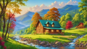 北欧乡村小屋
