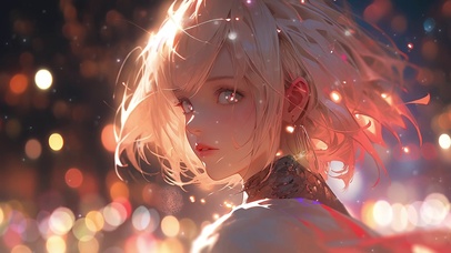 短发少女