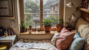 【雨景】小镇的雨