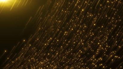 飘飞金色粒子