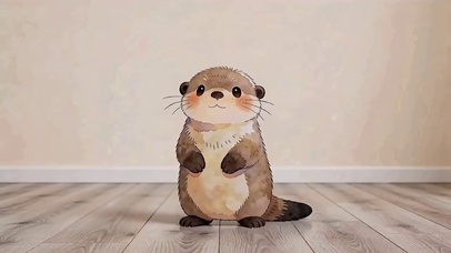 圈圈舞小水獭