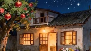 护眼夜景星空带鱼屏