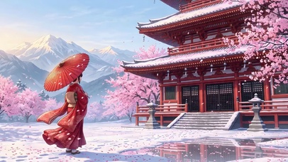 樱花古韵